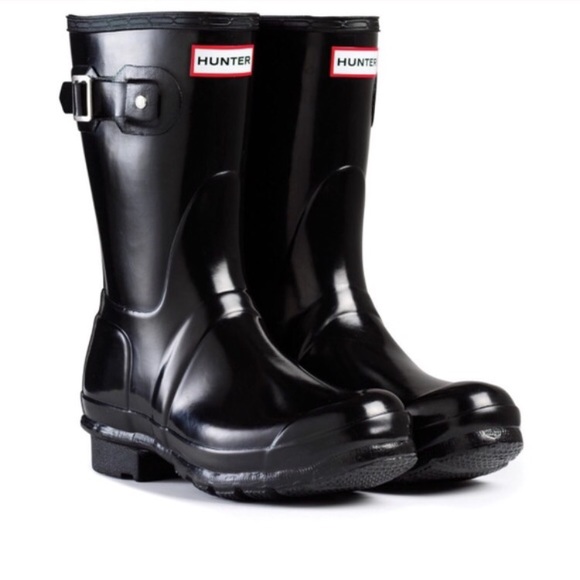 Hunter Shoes - Hunter original gloss short rain boots Sz 5 new