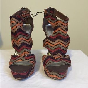 Multicolored High heels