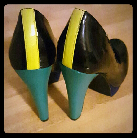 Material Girl Colorblock Heels