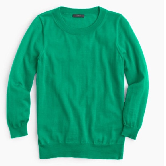 Green J Crew Tippi Sweater