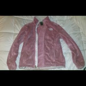 North Face Fleece Jacket Pink Small