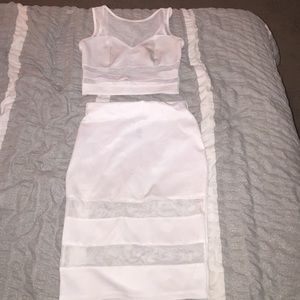 ALL WHITE Two piece