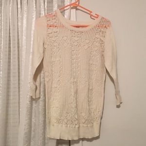 Lace sweater