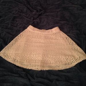 Cream colored skirt from forever 21. Never worn!