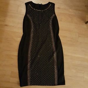 H & M Gold Studded dress