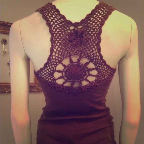 Crochet racer back tank