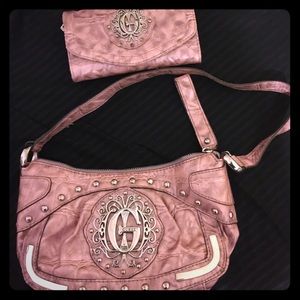 Pretty pink Guess wallet and purse!