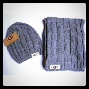 Ugg hat and scarf