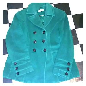 Emerald Green Pea Coat