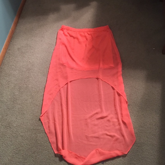 Vibrant High Low Skirt