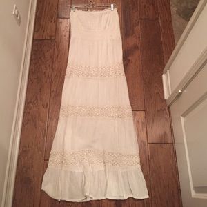 Vintage Havana White Maxi Dress