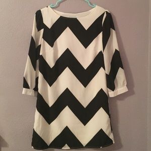 Chevron Shift Dress