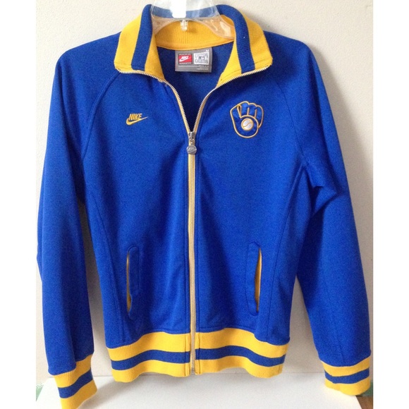 brewers track jacket