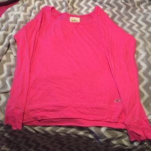 Pink Hollister shirt