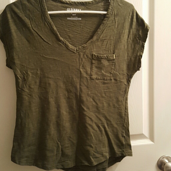 Olive stretched shirt