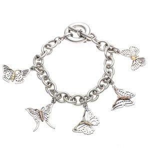 Lagos Silver Charm Estate Butterfly Bracelet