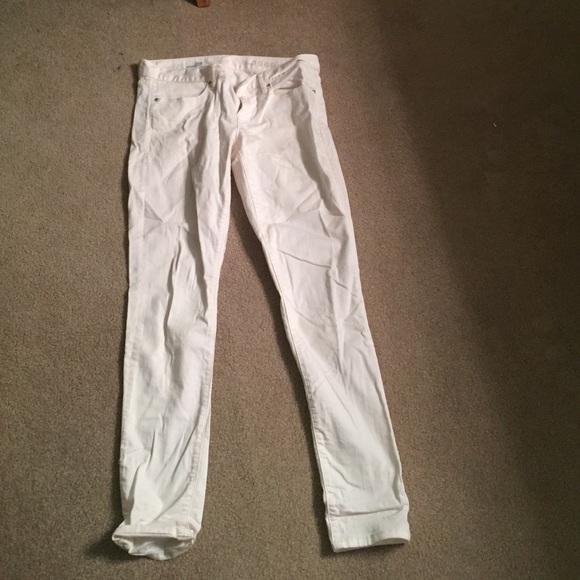 Gap White Always Skinny Jeans