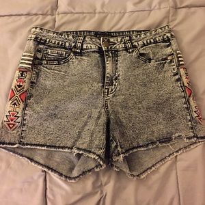 High waisted shorts