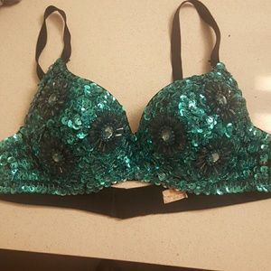 Beaded bra