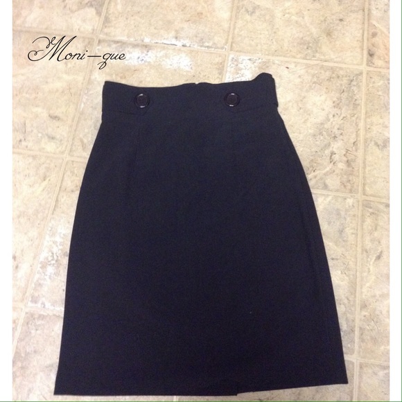 Black stylish professional skirt