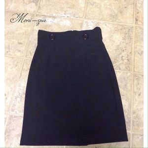 Black stylish professional skirt