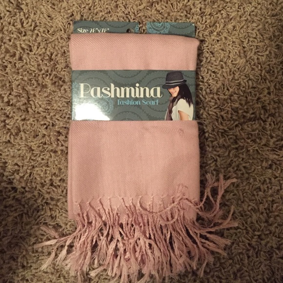 Pink pashmina fashion scarf