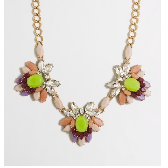 J Crew Multicolor Floral Necklace - Picture 2 of 4