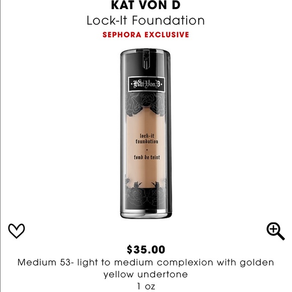 Kat Von D foundation