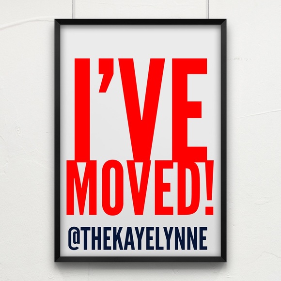 💥💥IVE MOVED!💥💥