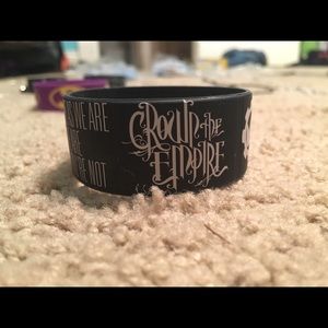 Crown The Empire rubber bracelet