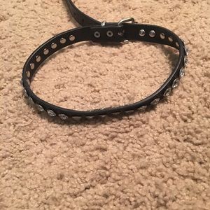 Rhinestone choker