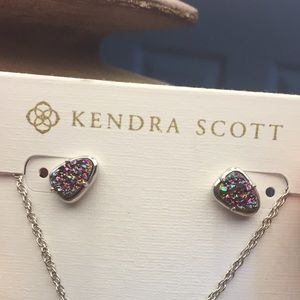 Kendra Scott multi drusy earrings only