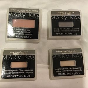 Bundle of 4 mineral eye colors