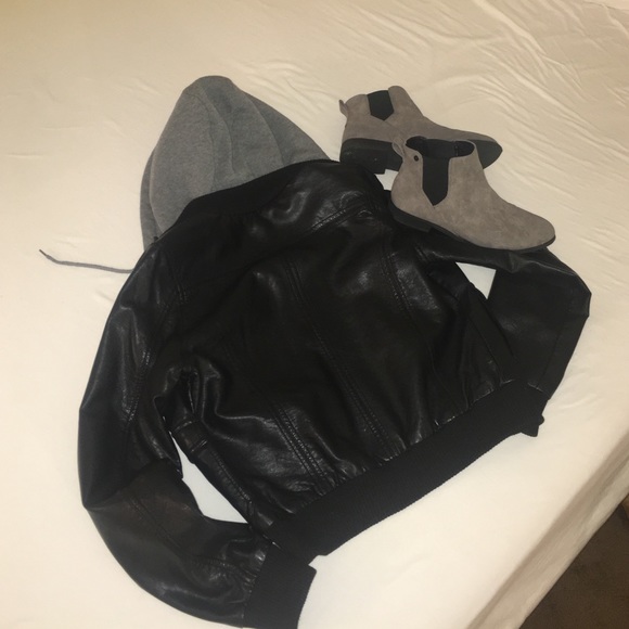 Thread and supply faux leather - Picture 3 of 3