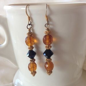 Crystal dangle earrings