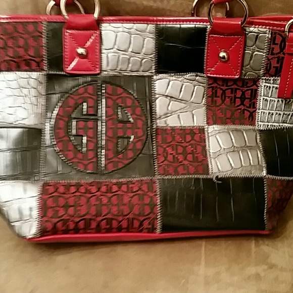 Gian Bernini Leather Patchwork Handbag - image 2