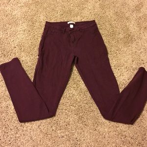Cute purple jeggings!!