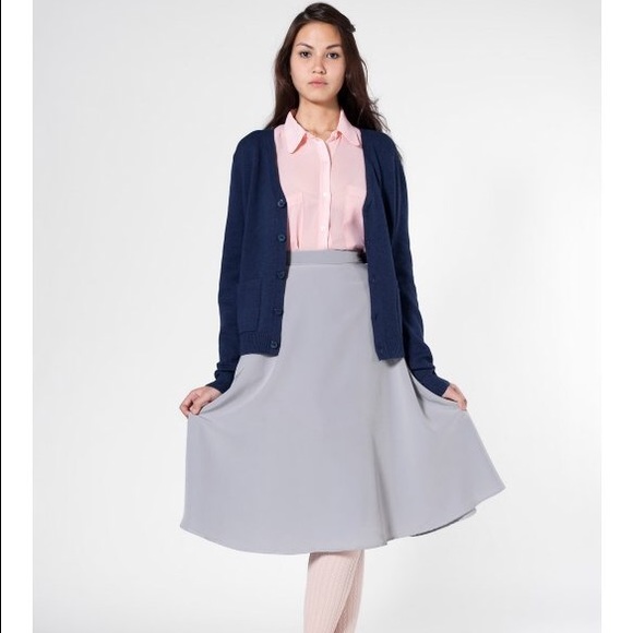 American apparel midi skirts