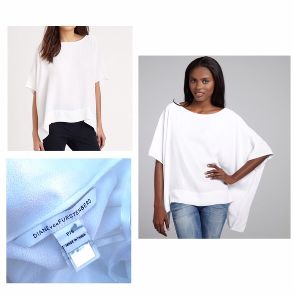 🔴Sold in bundle| Diane Von Furstenberg flowey top - Picture 4 of 4