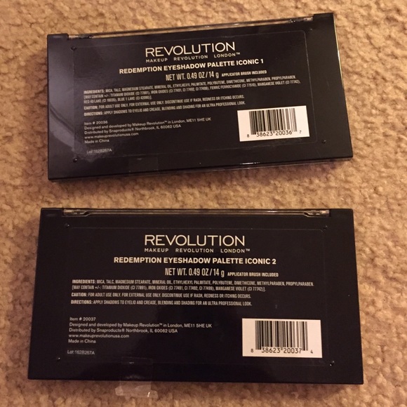Makeup Revlotuion eyeshadow palettes - Picture 2 of 2