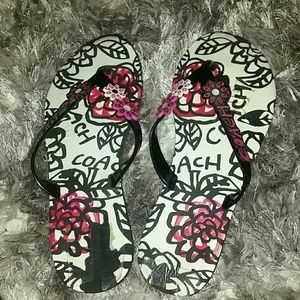 Coach Flip Flops