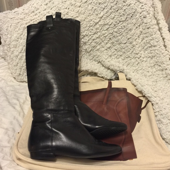 Aerosols knee high black boots