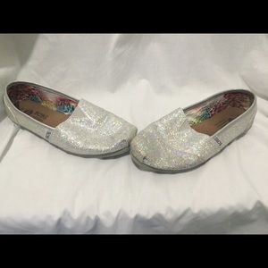 Bob's glitter slip ons, EUC!