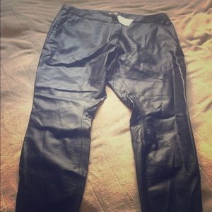 H&M+ imitation leather pants