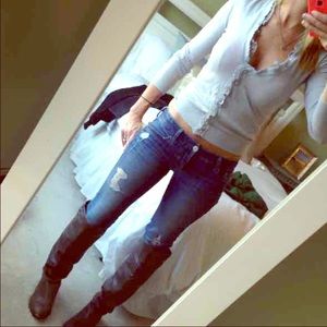 Charlotte Russe Grey Cardigan