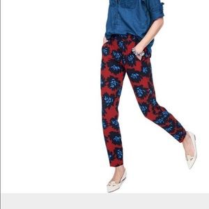 J. Crew Fabulous Flowered Pant