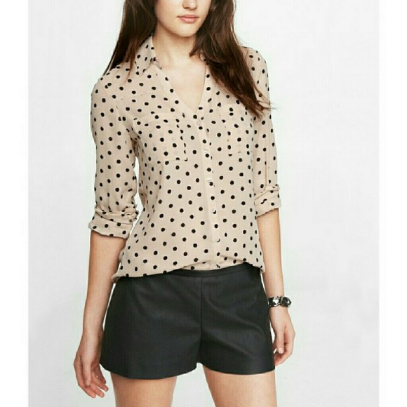 sexy original fit polka dot portofino shirt 👚