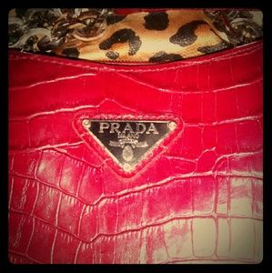 Red Prada purse