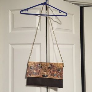 Gustav Klimt the kiss handmade bag w/o chains