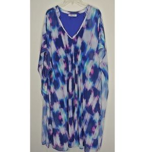 Jennifer Lopez Caftan V-Neck Dress NWOT 1X